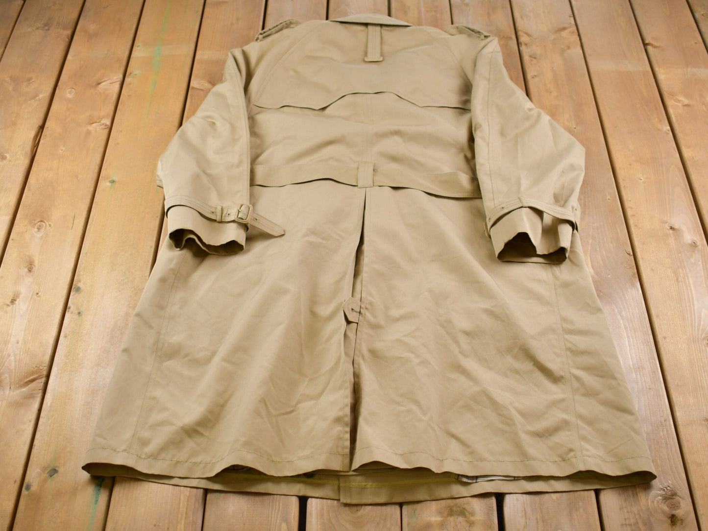 Vintage 1990s Mister Harbor Double Breasted Trench Coat