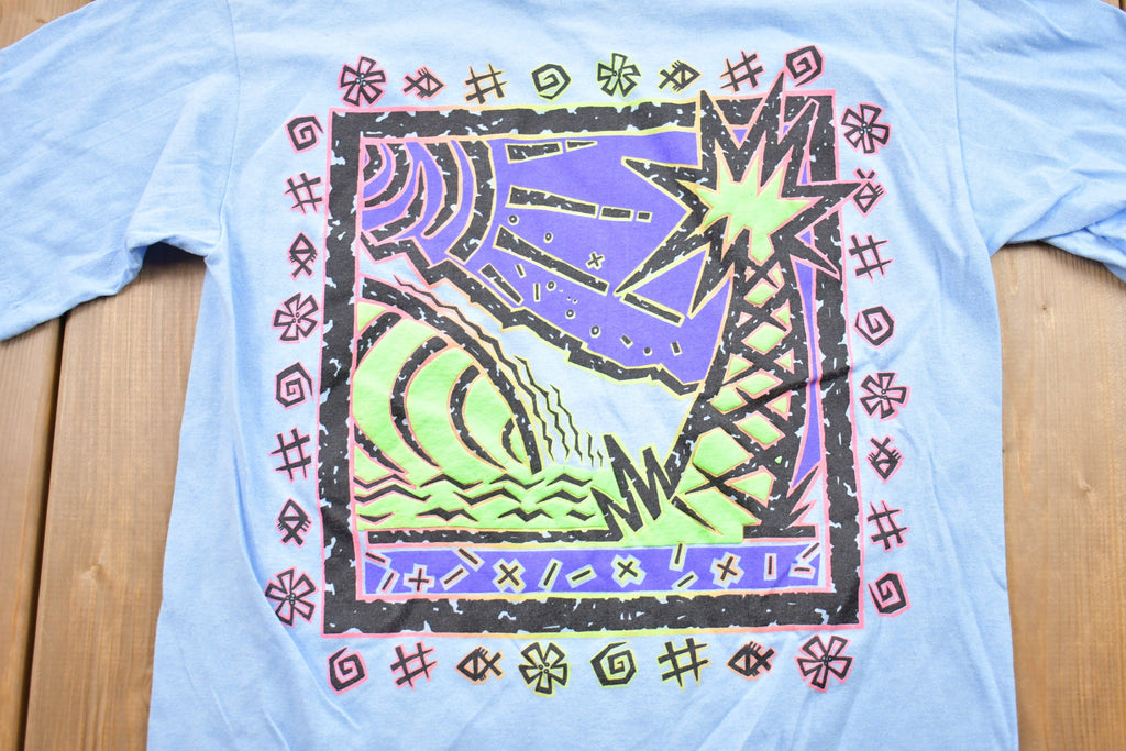 Vintage 1980s Tennessee River Tide Graphic T-Shirt