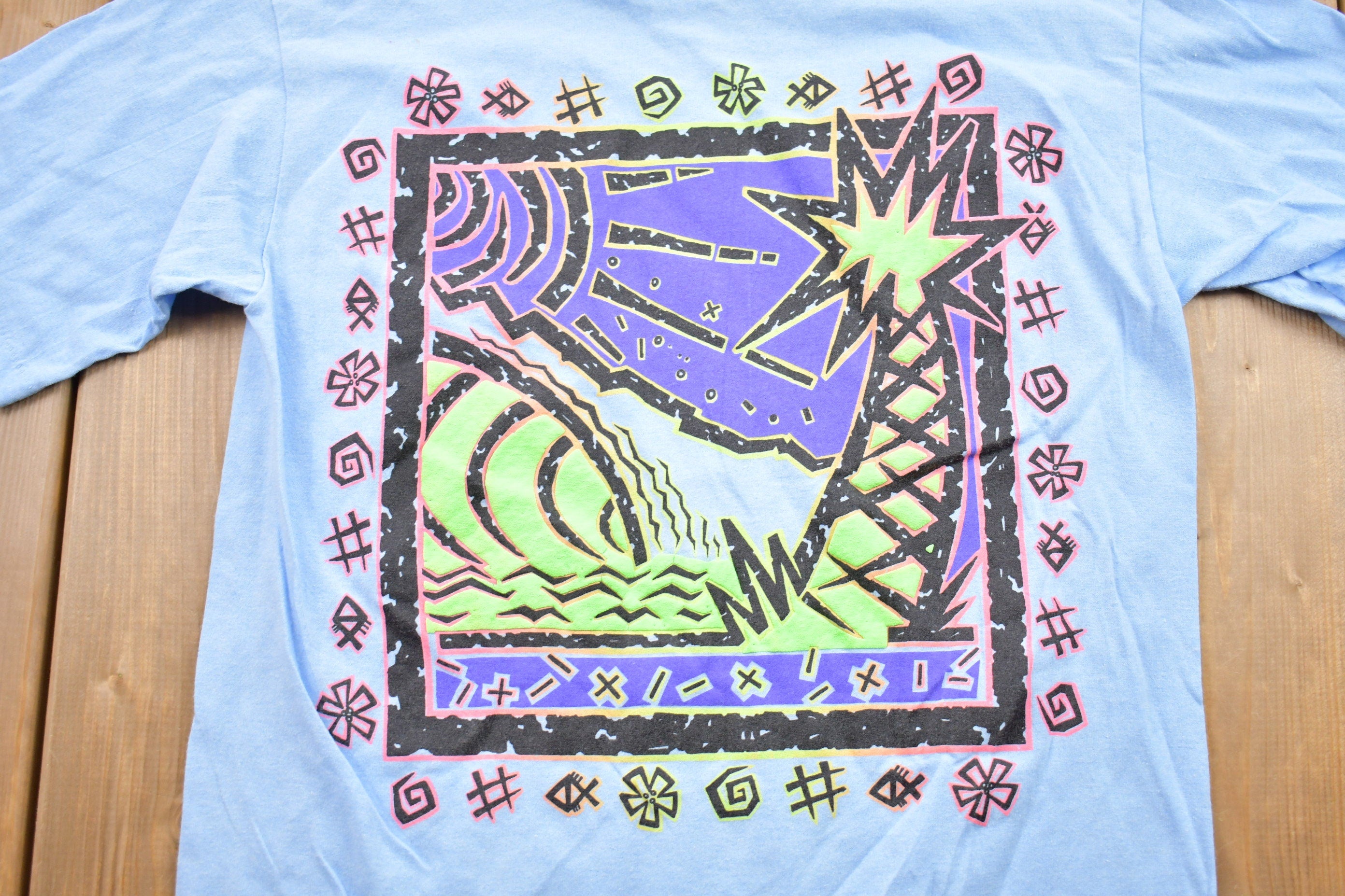 Vintage 1980s Tennessee River Tide Graphic T-Shirt