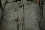 Vintage 1970s Full Length Fur Hooded Puffer Jacket