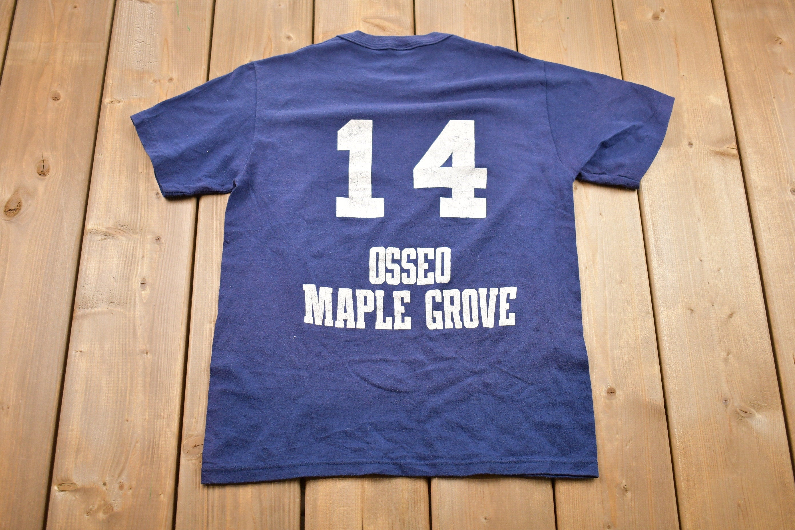 Vintage 1980s Russell Athletic OSSEO Graphic T-Shirt Streetwear