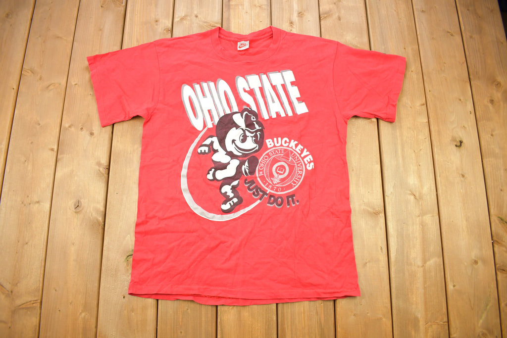 Vintage 1980s Ohio State University Buckeyes Collegiate Nike T-Shirt