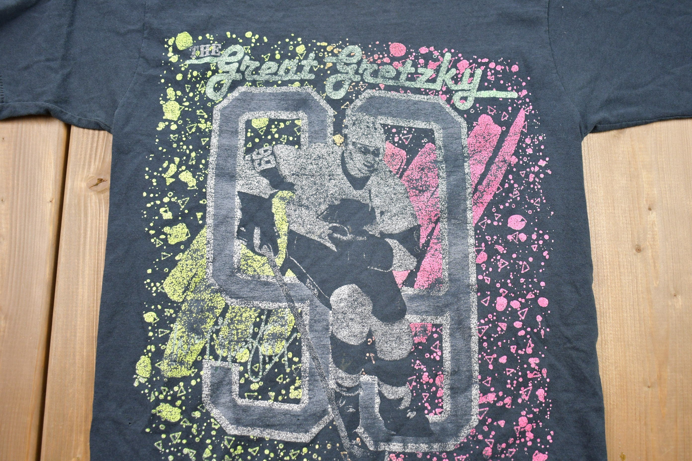 Vintage 1989 The Great Wayne Gretzky Graphic T-Shirt