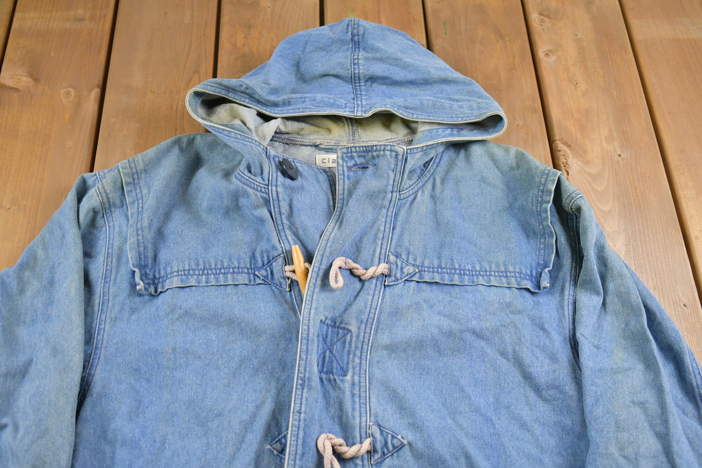 Vintage 1990s Claiborne Denim Jean Jacket / Vintage Denim / Streetwear / Vintage Fall Outerwear / Fall Jacket / Claiborne denim