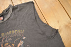 Vintage 1980s Harley Davidson Singapore 3D Emblem Distressed T-Shirt