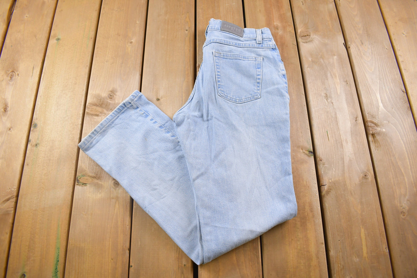 Vintage 1990's Lee Light Wash Blue Jeans 28 x 30 / Made in USA / American Vintage / Streetwear Fashion / Vintage Pants