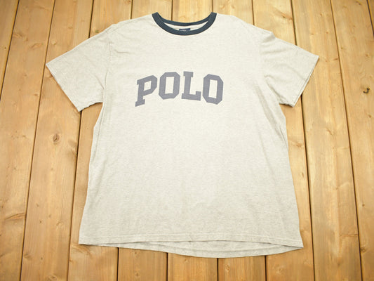 Vintage 1990s Polo By Ralph Lauren Spell Out T-Shirt / Vintage Polo / 80s / 90s / Streetwear / Retro Style