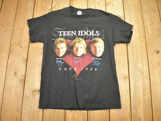 Vintage 1998 Teen Idols Single Stitch Band T-Shirt