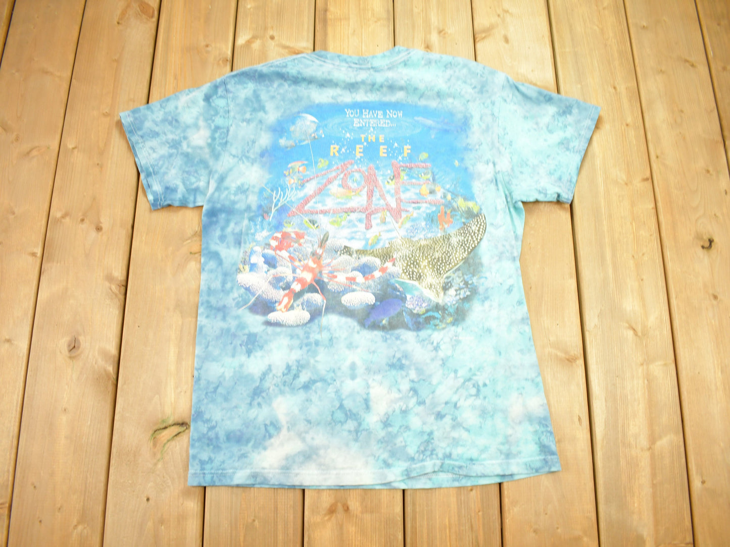 Vintage 1990s Planet Scuba Tie Dye T-Shirt