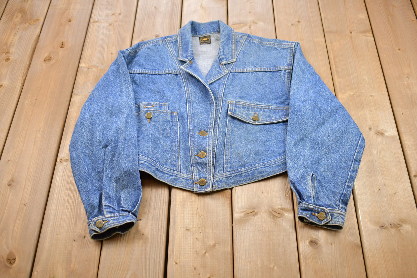 Vintage 1968 Lee Denim Jean Jacket / Vintage Denim / Streetwear / Vintage Fall Outerwear / Fall Jacket / Lee denim / Short Jacket