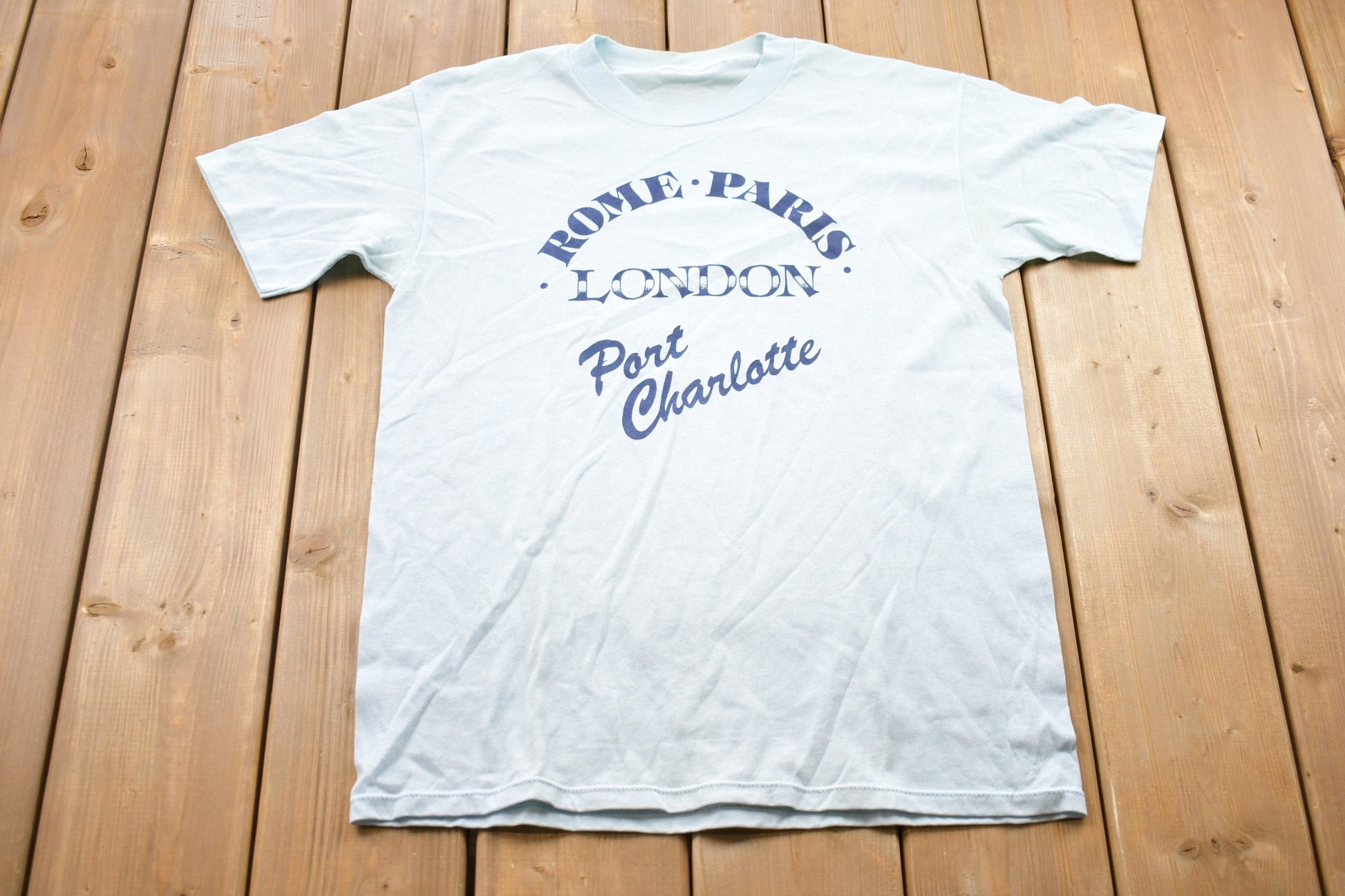 Vintage 1980s Port Charlotte Florida Graphic T-Shirt