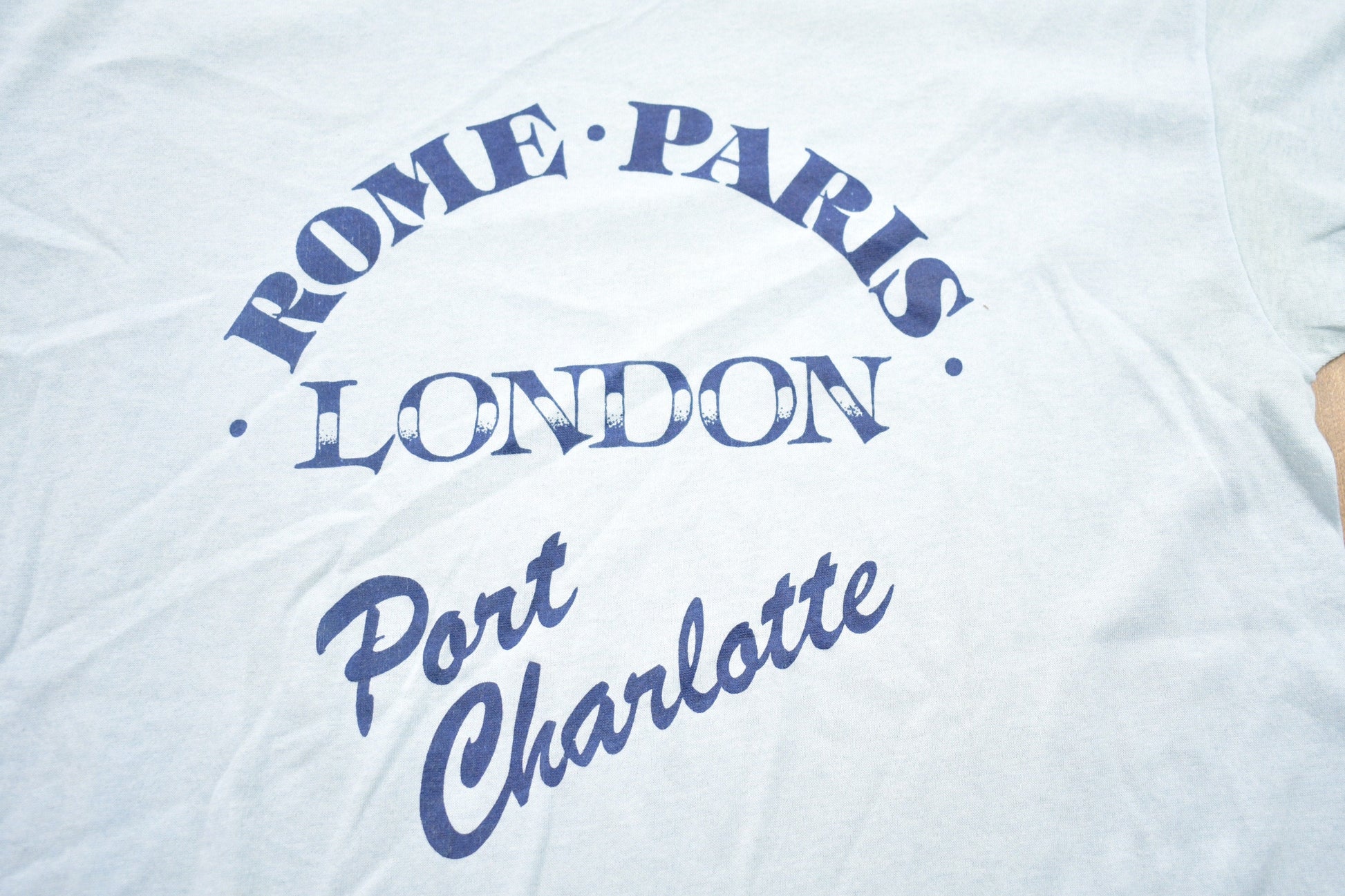Vintage 1980s Port Charlotte Florida Graphic T-Shirt