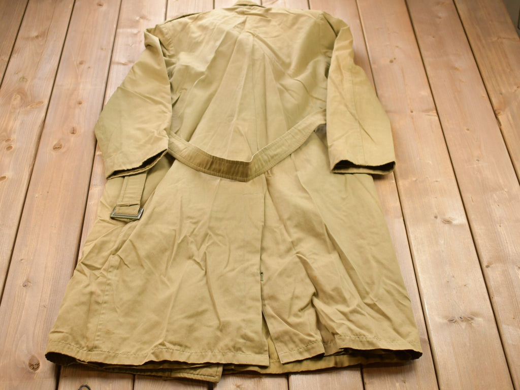 Vintage 1962 Military Full Length Rain Coat