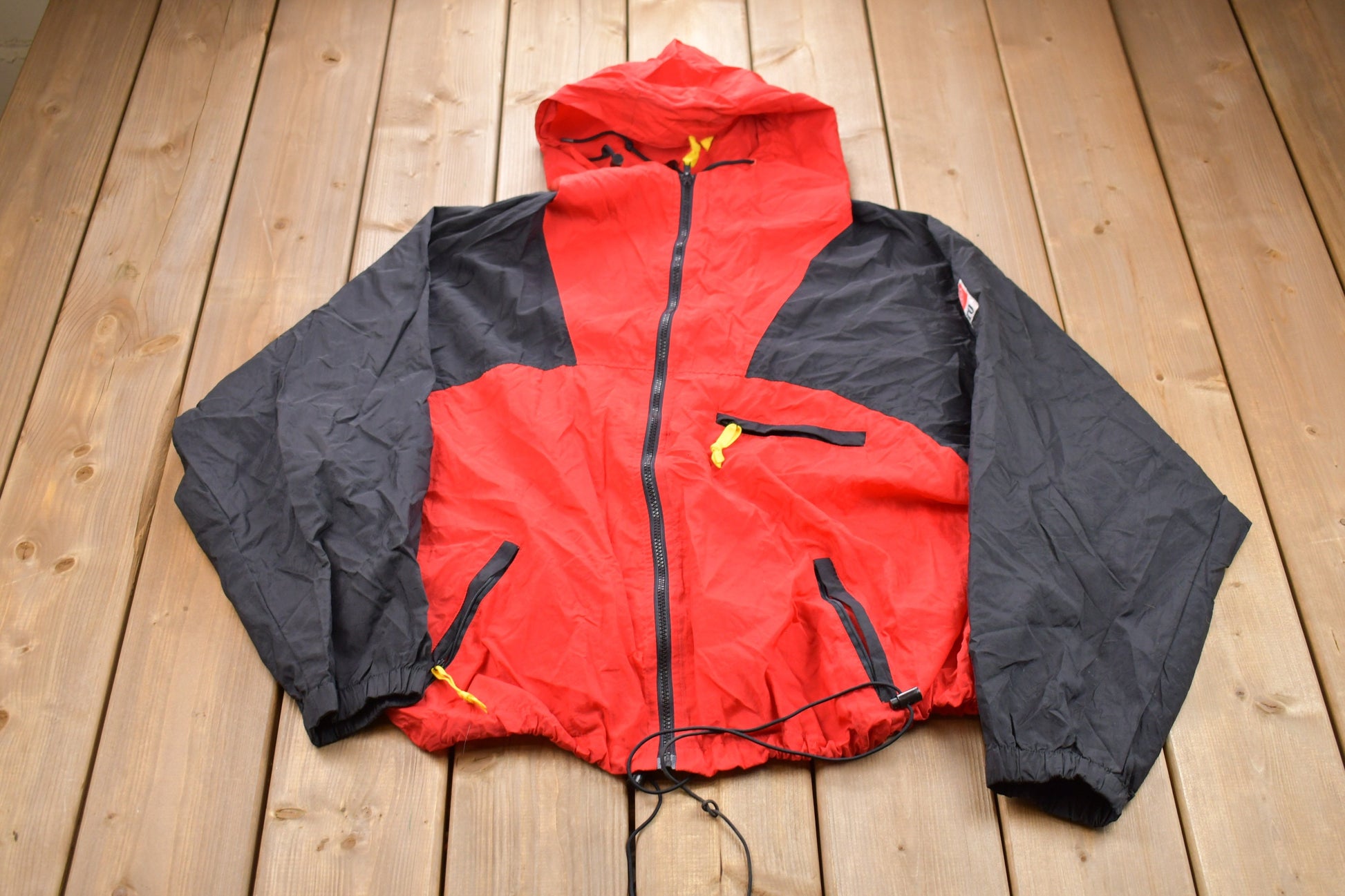 Vintage 1980s Marlboro Adventure Team Full Zip Windbreaker Jacket