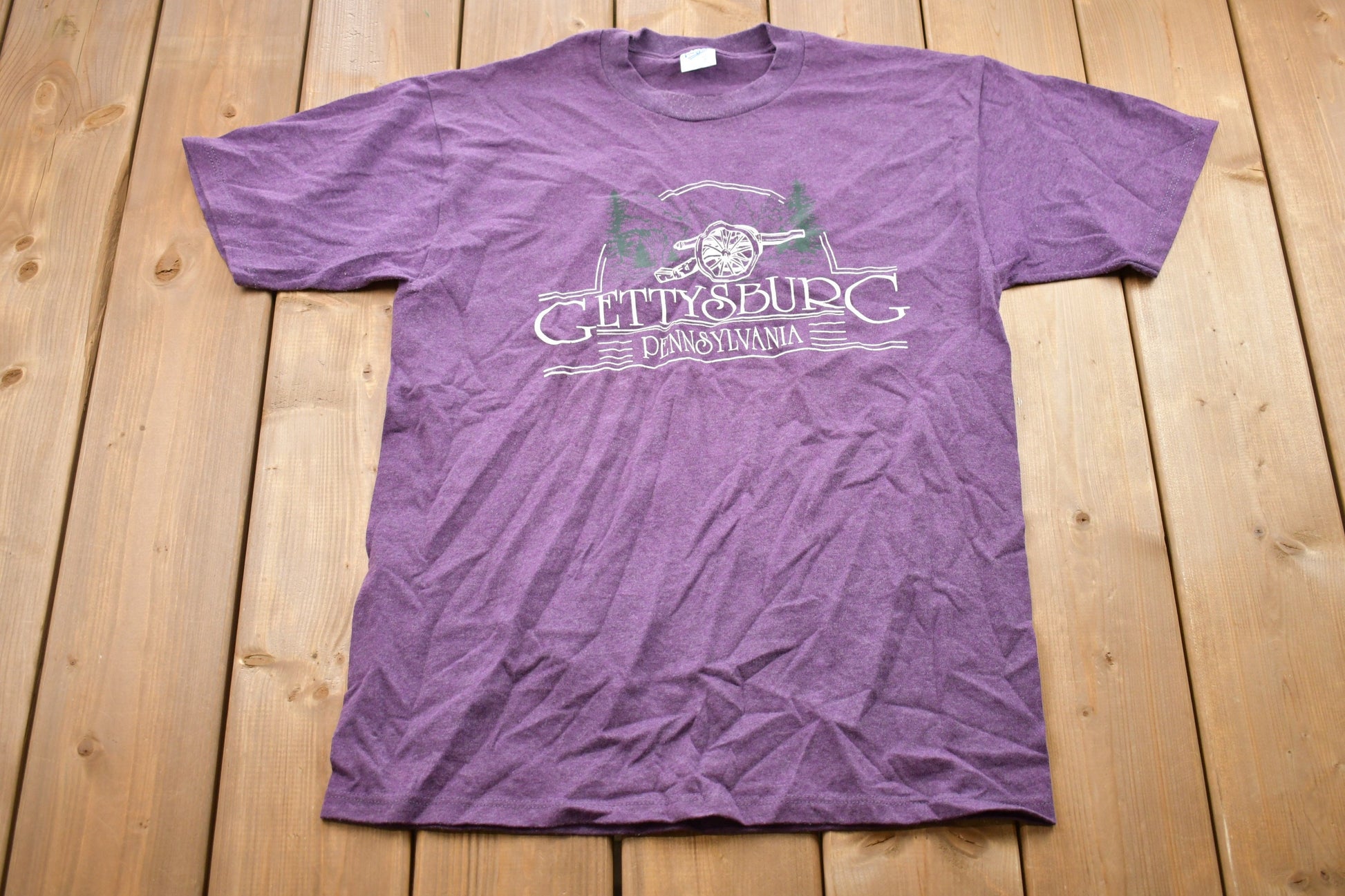 Vintage 1980s Gettysburg Pennsylvania Graphic T-Shirt