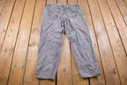 Vintage 1990s Levi's Red Grey Tab Jeans Size 34 x 26