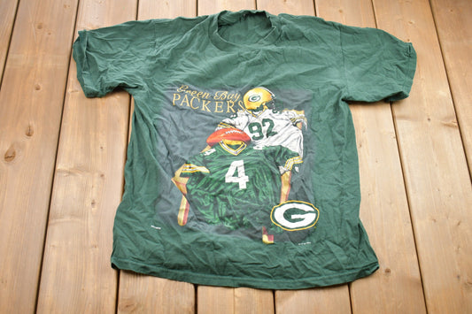 Vintage 1997 Green Bay Packers Graphic T-Shirt / Graphic / 80s / 90s / Streetwear / Retro Style / MFL Tee / Made In USA