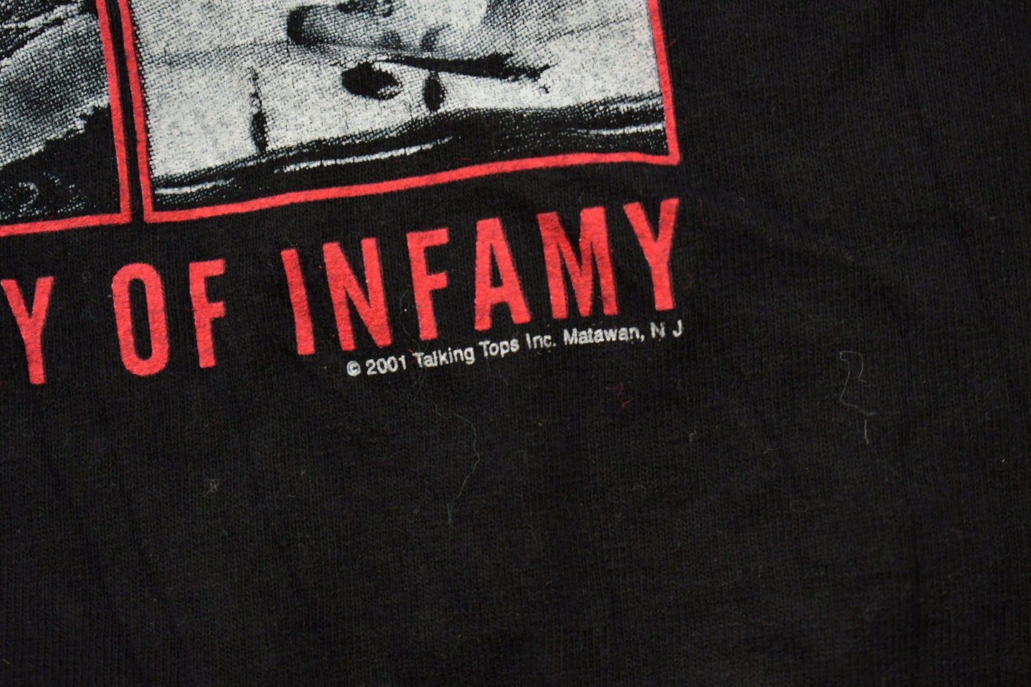 Vintage 2001 Pearl Harbour A Day Of Infamy Graphic T Shirt / Vintage T Shirt / Streetwear / Graphic Tee / Single Stitch / Made In USA