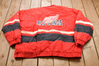 Vintage 1980s Detroit Red Wings NHL Apex One Windbreaker Jacket
