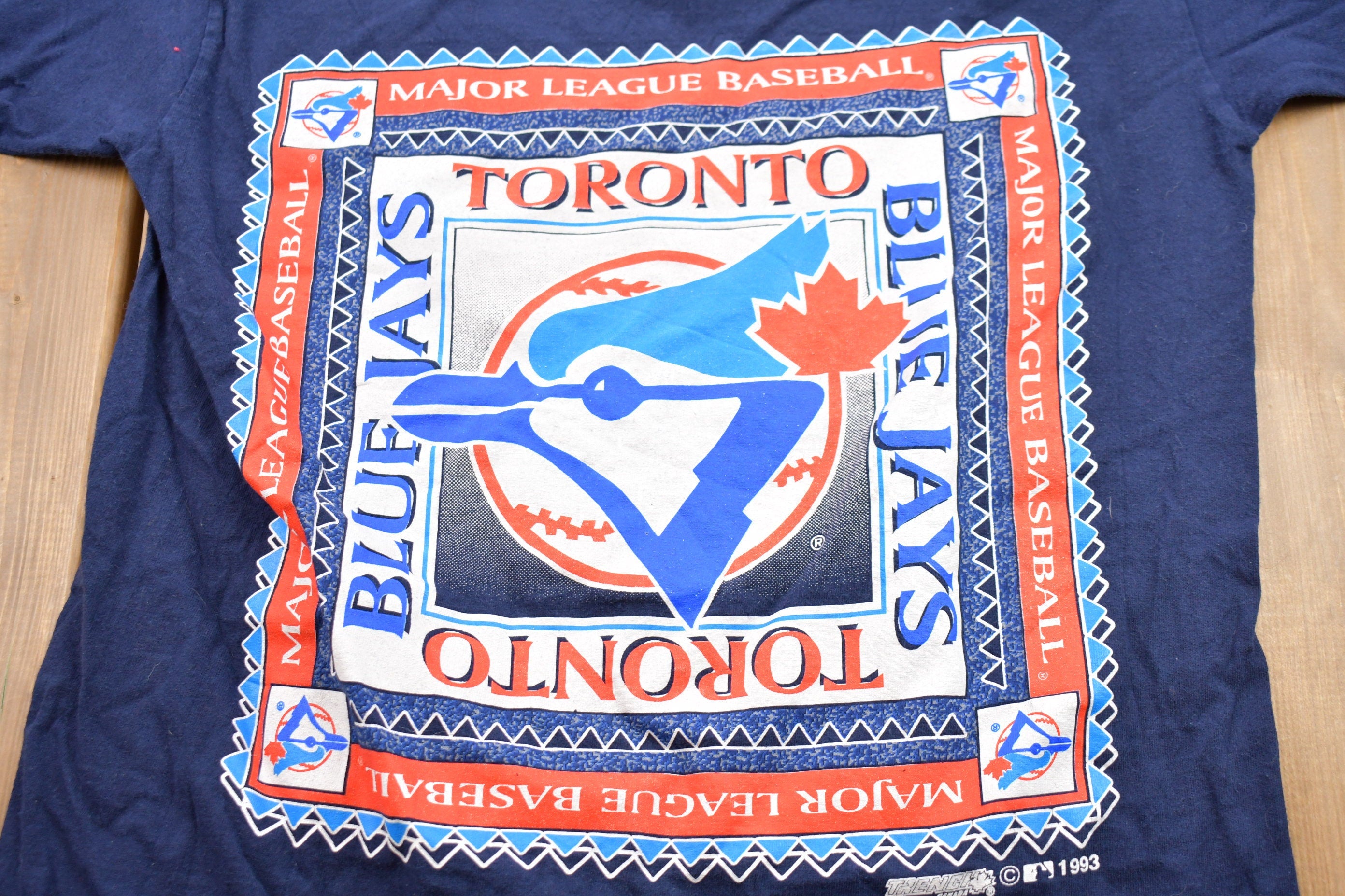 Vintage 1993 Toronto Blue Jays MLB Graphic T-Shirt Streetwear
