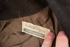 Vintage 1970s Suede Leather Full Length Jacket