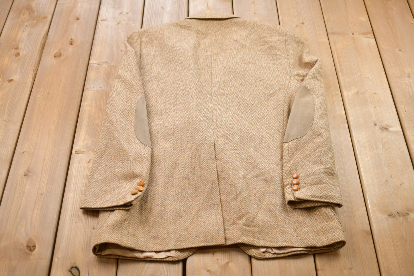 Vintage 1990s Wool Blazer Jacket / Wool Jacket  / Vintage 90s Jacket / Outdoor / Winter / Vintage Blazer