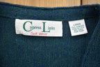 Vintage 1990s Cypress Links Golf Wear Cardigan Sweater