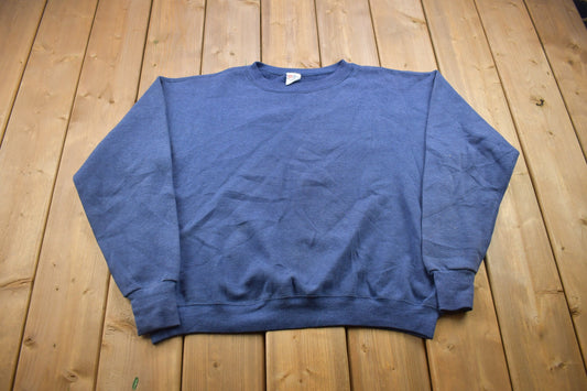 Vintage 1990s Fitness Center Blank Crewneck Sweatshirt / 90s Crewneck / Athleisure / Streetwear /