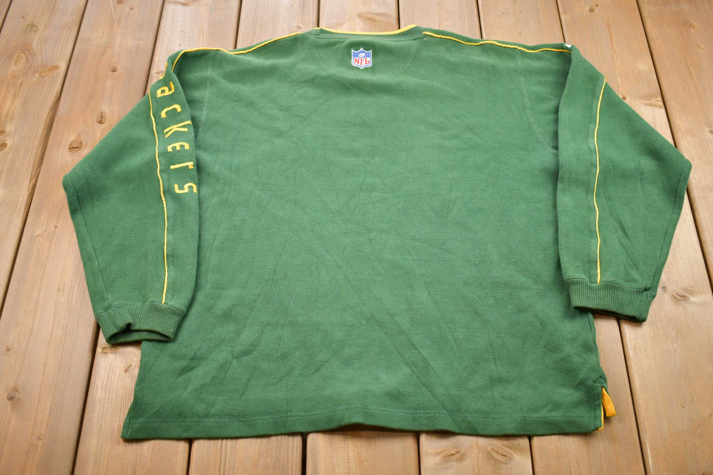 Vintage 1990s Green Bay Packers NFL Puma Embroidered Crewneck Sweatshirt / 90s Crewneck / Souvenir / Athleisure / Streetwear / 90s NFL