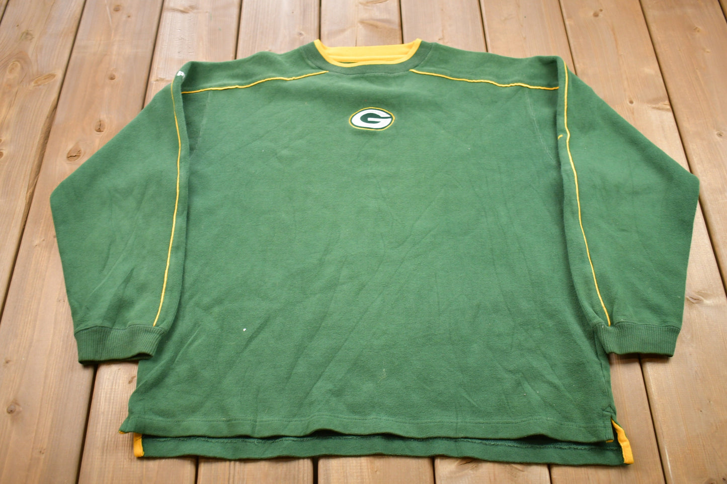 Vintage 1990s Green Bay Packers NFL Puma Embroidered Crewneck Sweatshirt / 90s Crewneck / Souvenir / Athleisure / Streetwear / 90s NFL