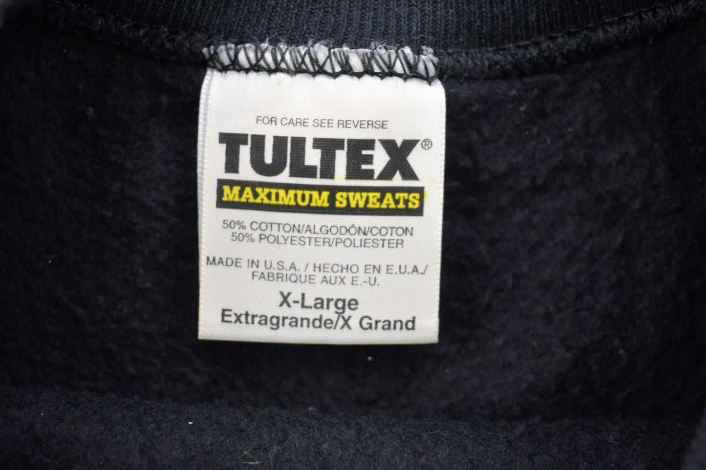 Vintage 1990s Tultex Blank Raglan Crewneck Sweatshirt / Made in USA / 90s Crewneck / Basic Hoodie / Athleisure / Streetwear