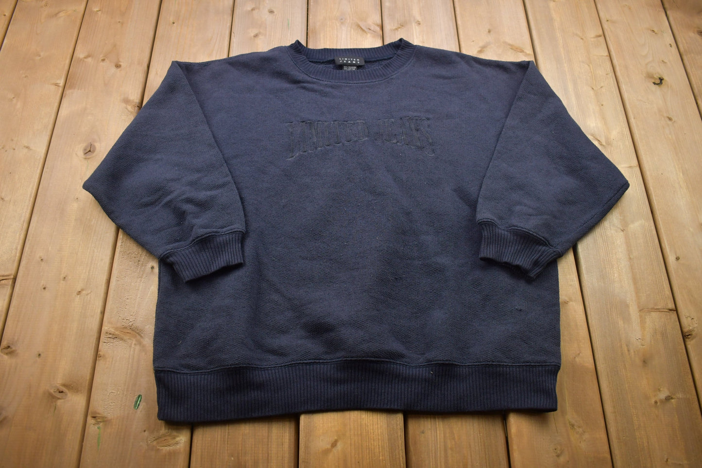 Vintage 1990s Limited Jeans Crewneck Sweatshirt / 90s Crewneck / Athleisure / Streetwear / Vintage Fashion Brands