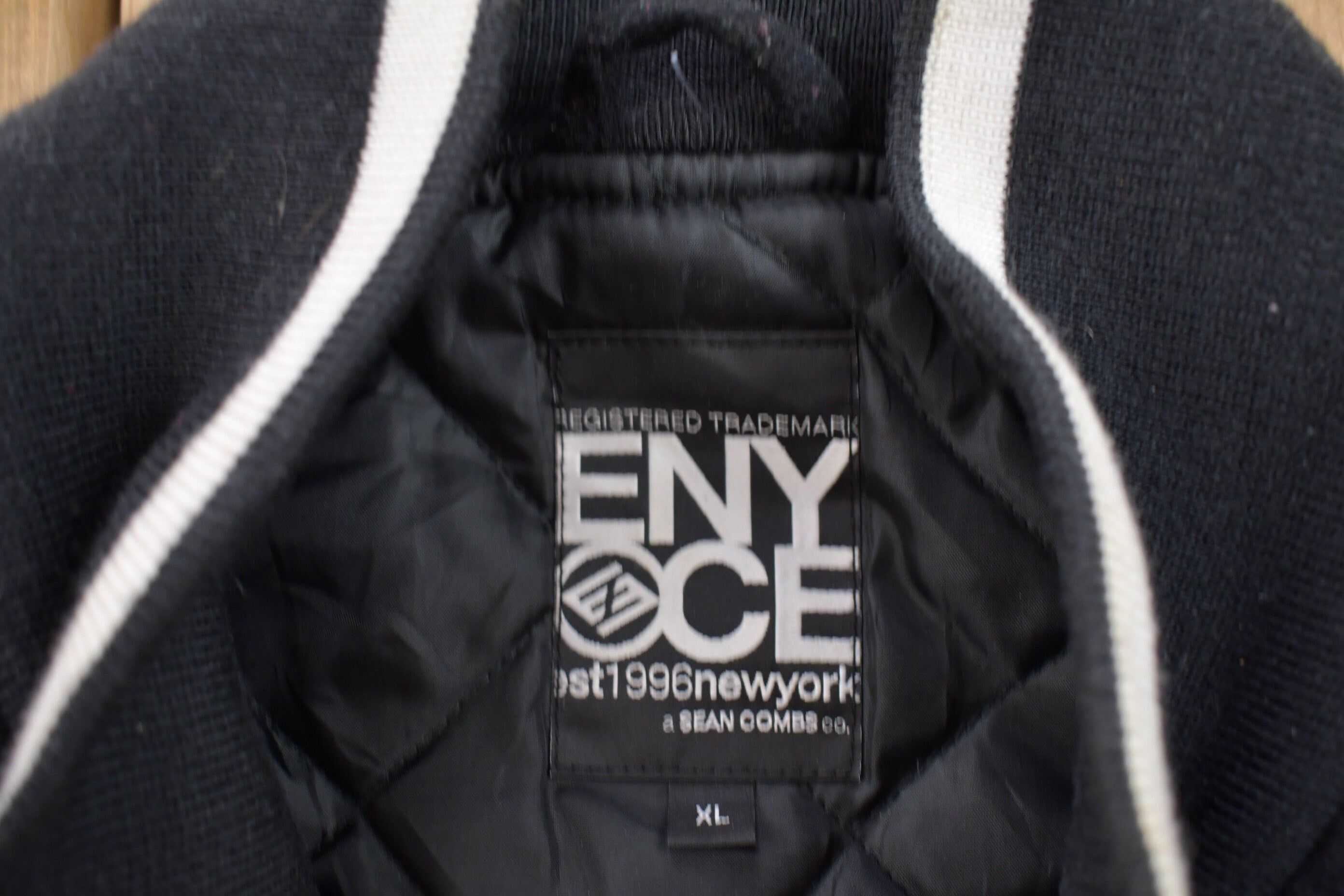 Vintage 1990s Enyce Leather Varsity Jacket