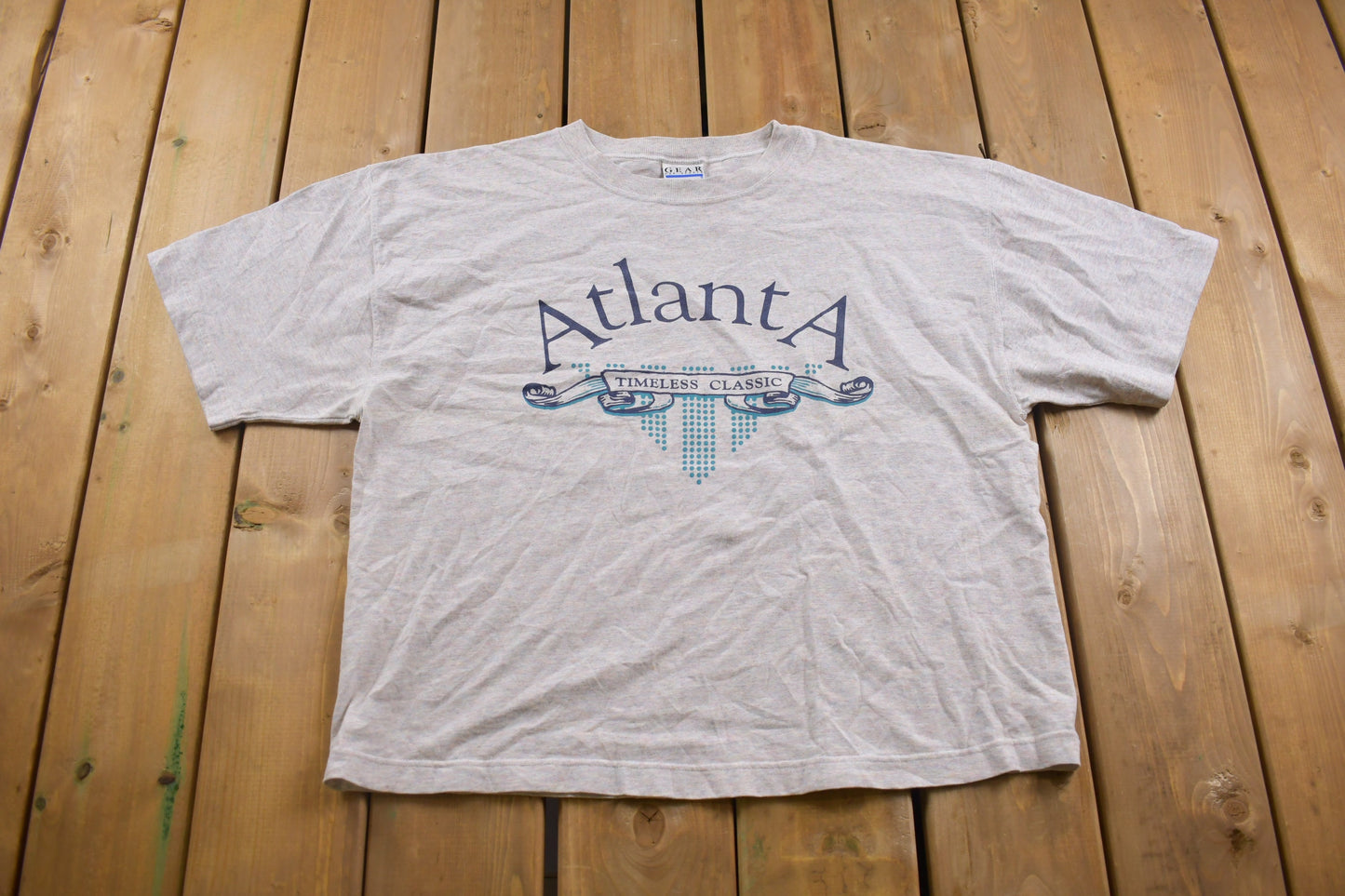 Vintage 1990s Gear For Sports Atlanta T-Shirt / Made in USA / Souvenir T Shirt / Streetwear / Made In USA / Vacation Tee / Travel & Tourism