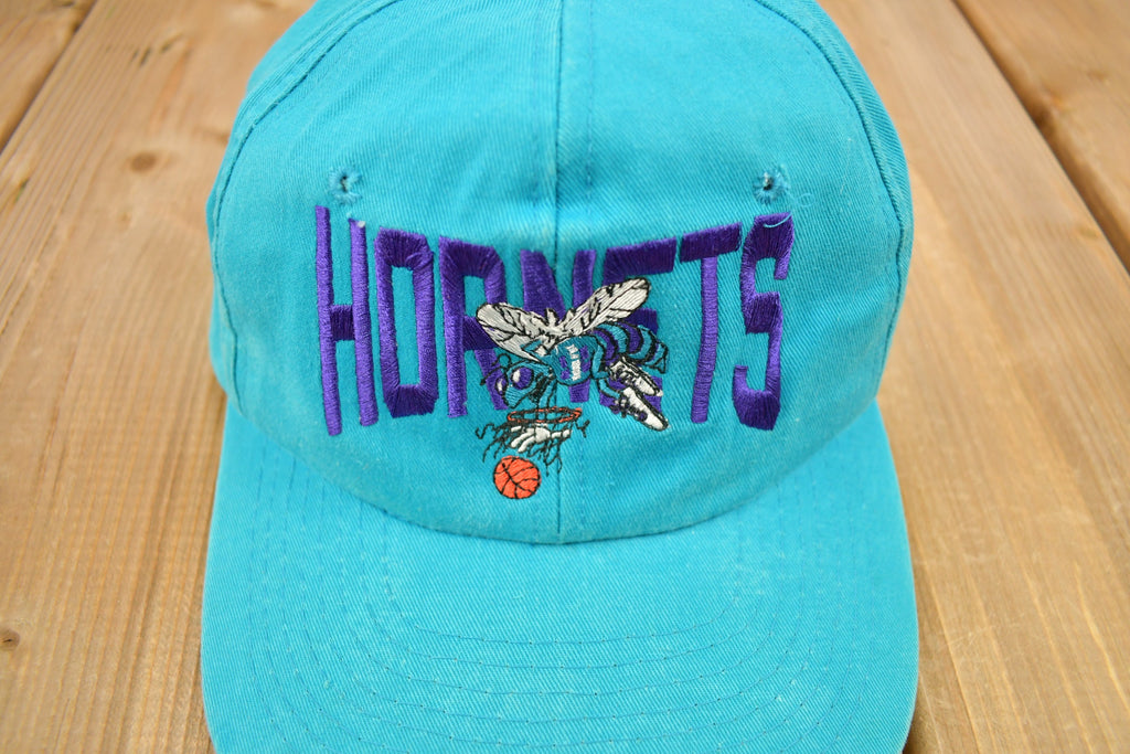Vintage 1990s Charlotte Hornets NBA Snap Back Hat