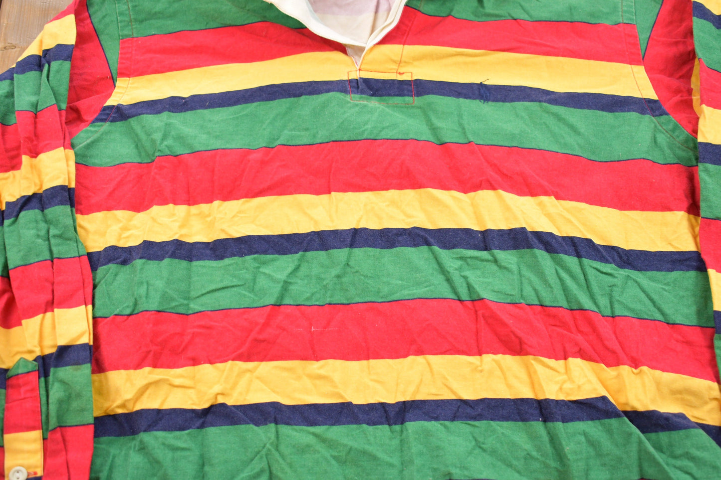 Vintage 1990s Polo Ralph Lauren Striped Button Up Shirt / 1990s Button Up / Vintage Polo / Polo Shirt / Casual Shirt / Formal Shirt