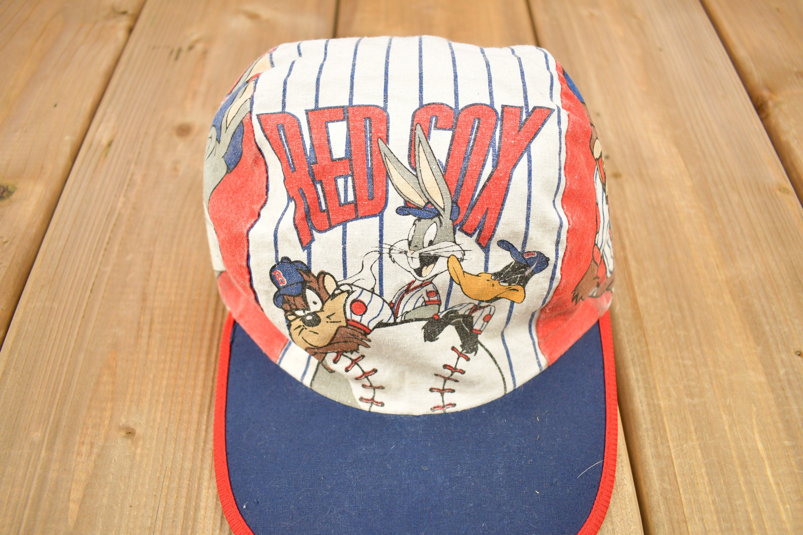 Vintage 1994 Boston Red Sox MLB Looney Tunes Painters Cap Hat