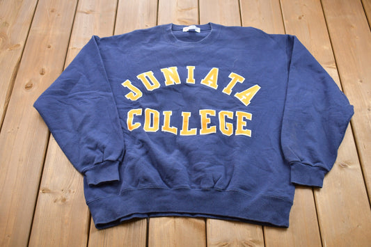 Vintage 1990s Juniata College Crewneck Sweatshirt / 90s Crewneck / Souvenir / Athleisure / Streetwear / Travel And Tourism / Made In USA