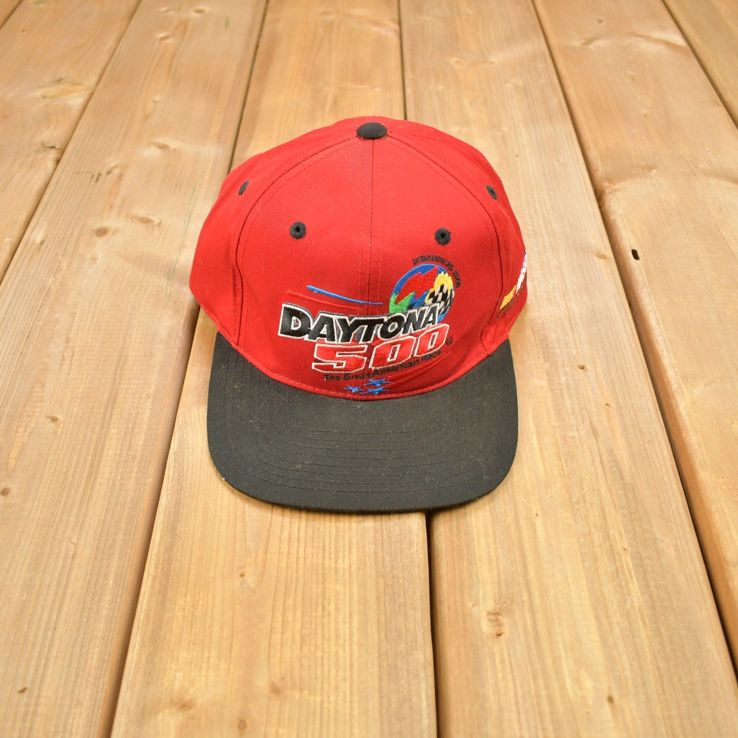 Vintage 2000 Daytona 500 Nascar Snap Back Hat / OSFA / 90s Hat / Vintage Snap Back / Souvenir Cap / Embroidered / Deadstock