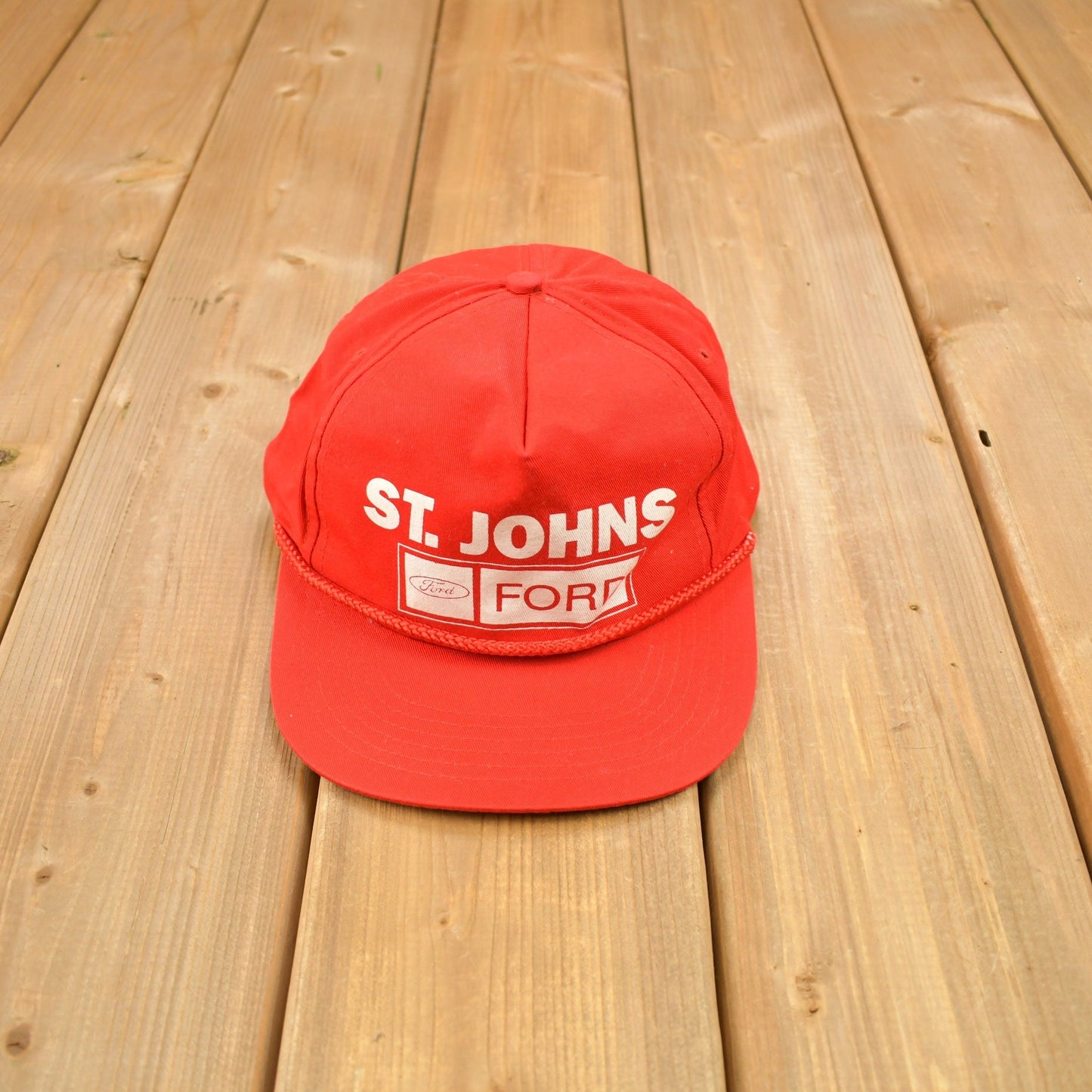 Vintage 1990s St Johns Ford Snap Back Hat / OSFA / 90s Hat / Vintage Snap Back / Souvenir Cap