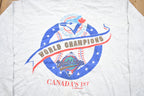 Vintage 1992 Toronto Blue Jays Graphic Long-Sleeved T-Shirt