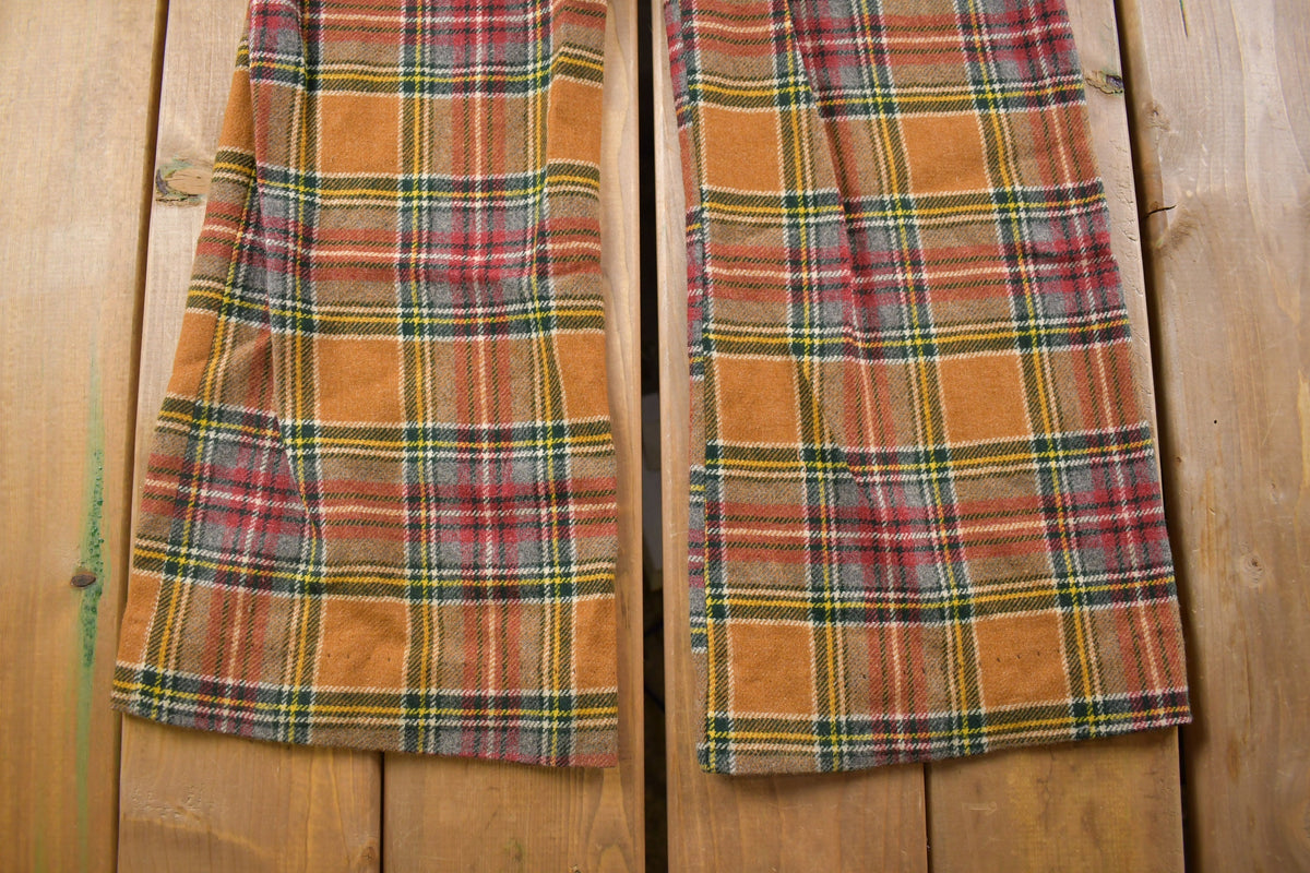 Vintage 1960s Cricketeer Plaid Trousers 35 x 32