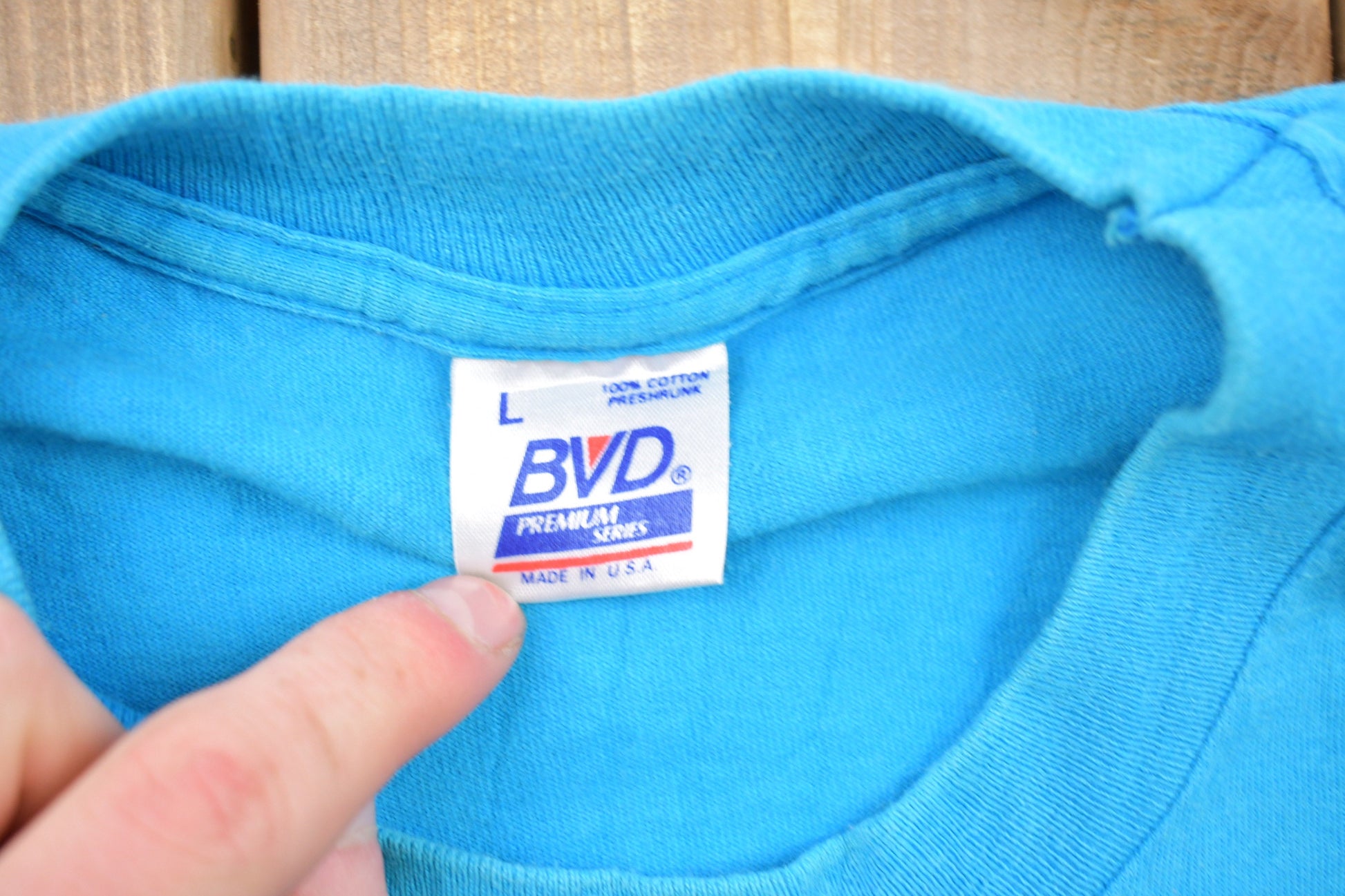 Vintage 1980s BVD Pocket T-Shirt