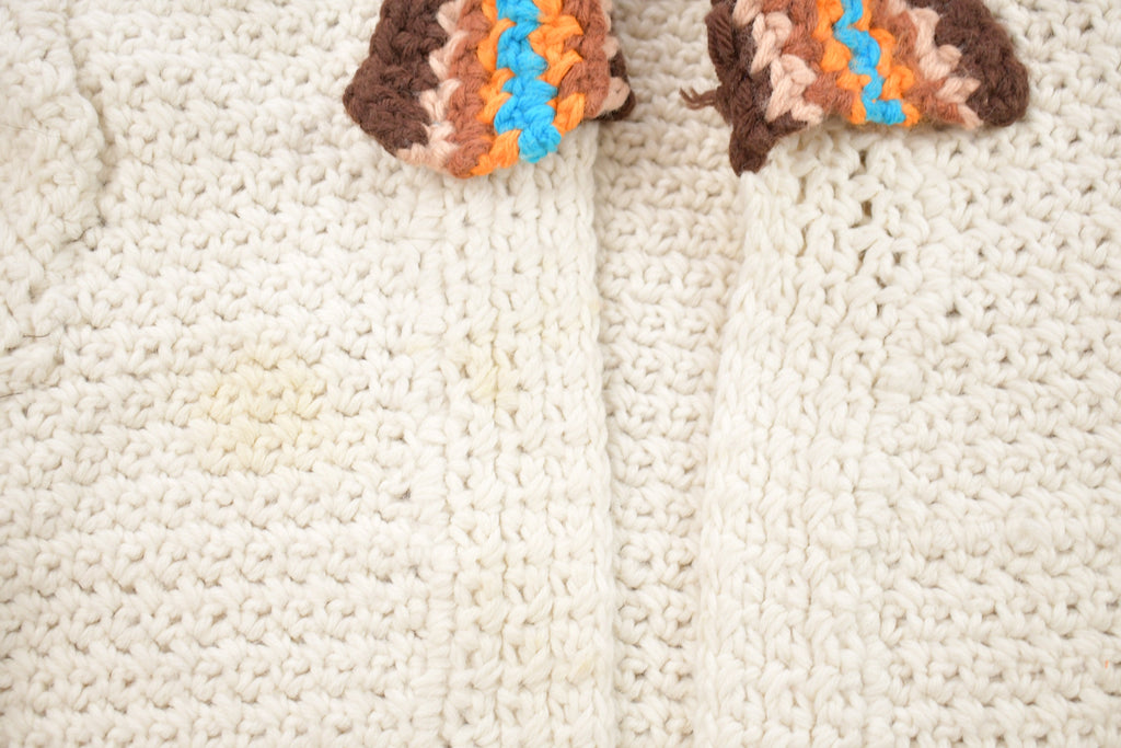 Vintage 1970s Knitted Cardigan Sweater