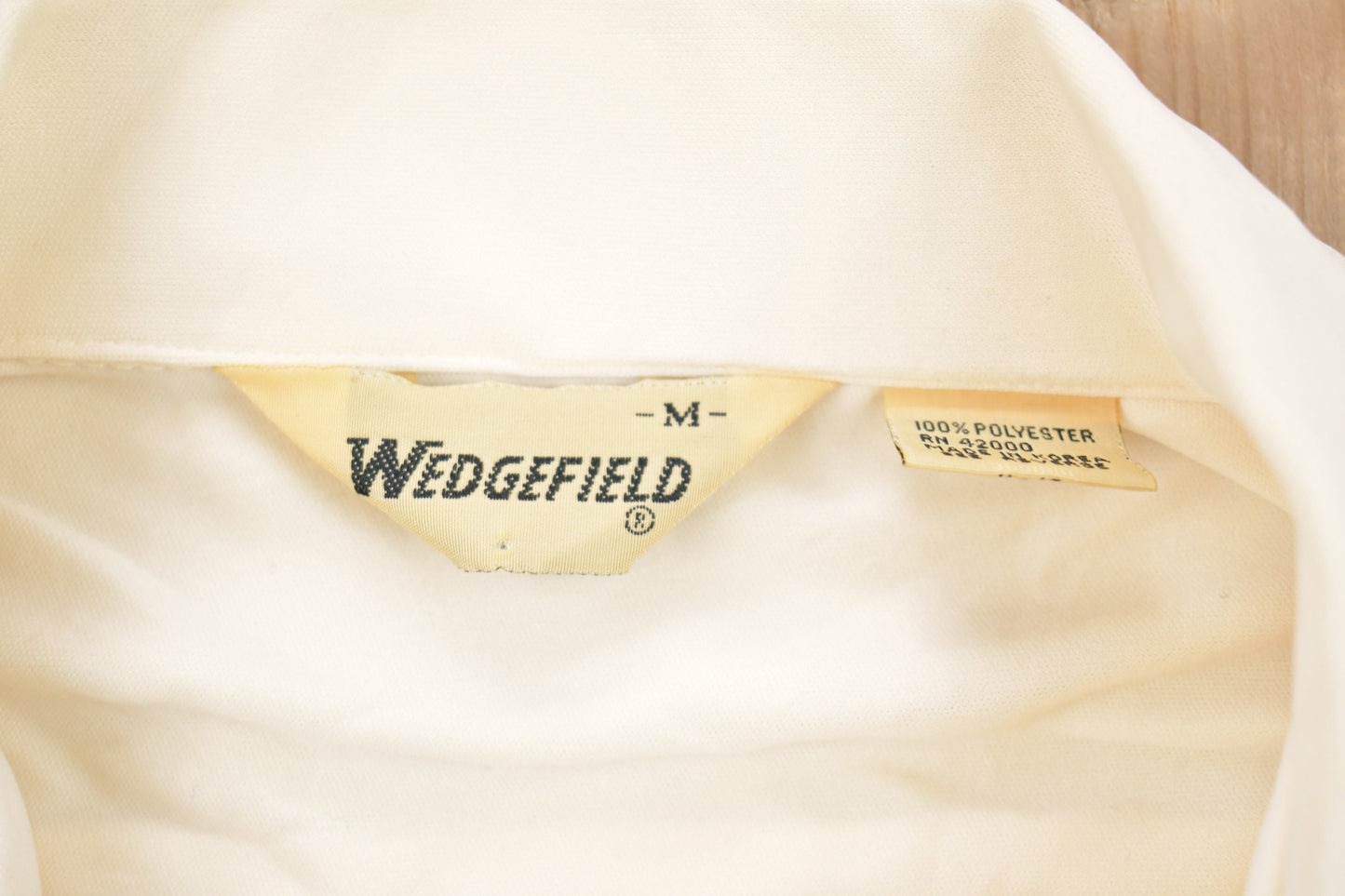 Vintage 1990s Wedgefield Short Sleeve Work Button Up Shirt