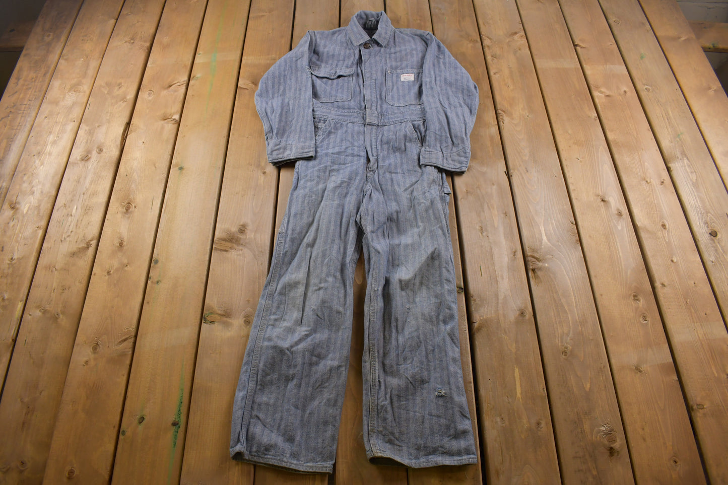 Vintage 1990's BIG MAC Denim Coveralls / Made in USA / American Vintage / Vintage Workwear / Streetwear Fashion / Vintage Pants