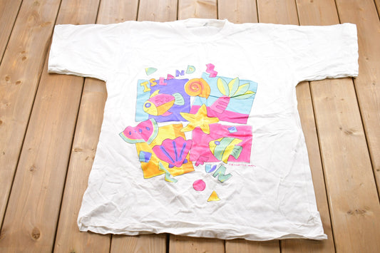 Vintage 1990s Island Fun Graphic T-Shirt