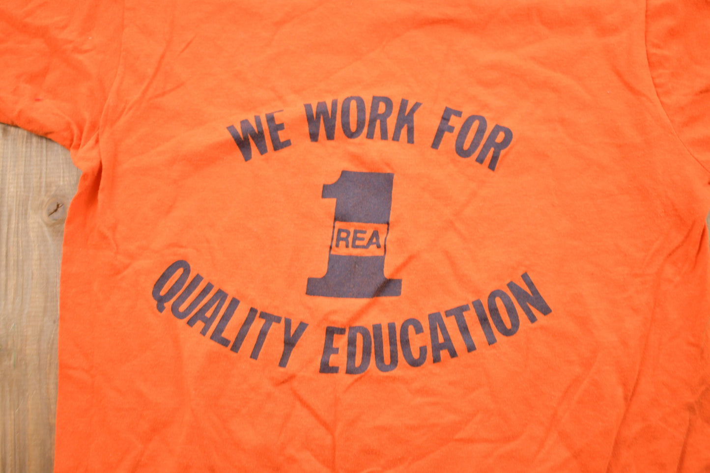 Vintage 1980s Quality Education Graphic T-Shirt