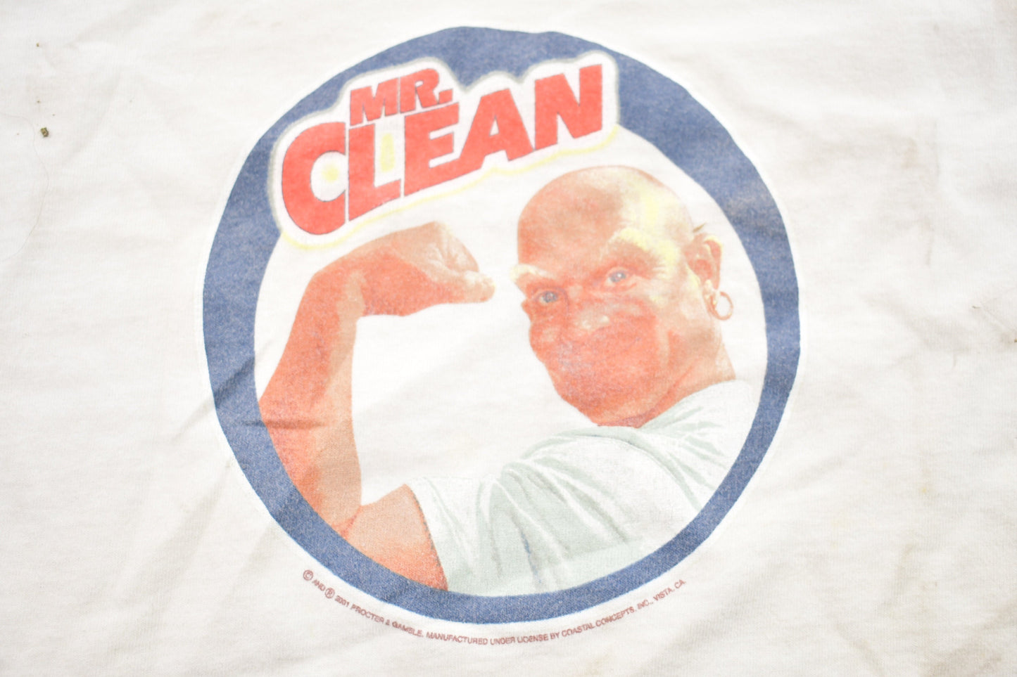 Vintage 2001 Mr. Clean Graphic T-Shirt