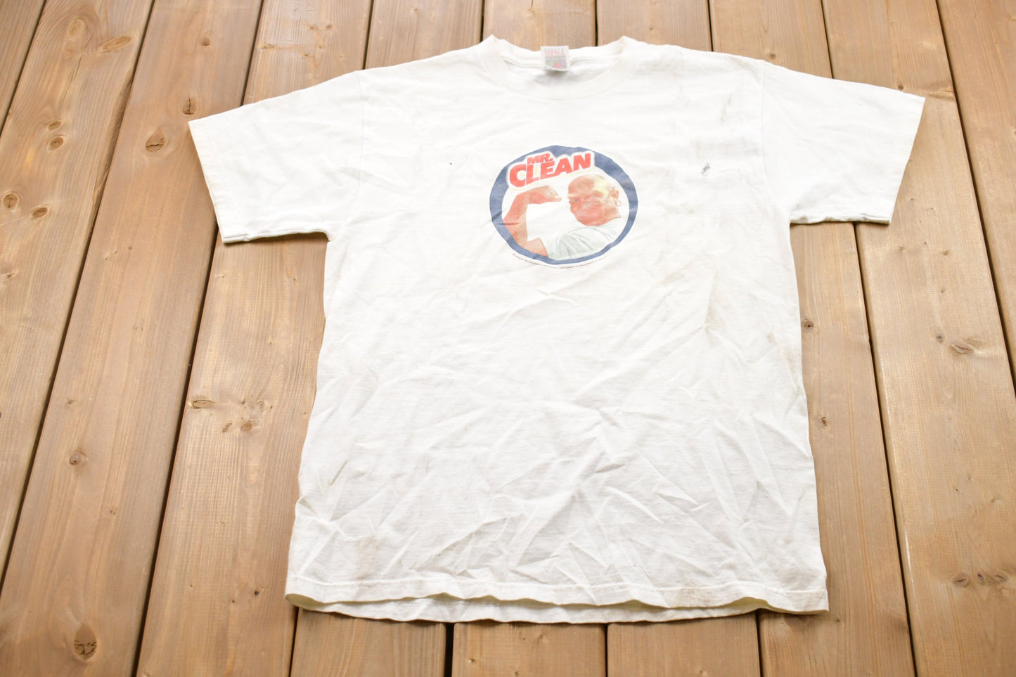 Vintage 2001 Mr. Clean Graphic T-Shirt